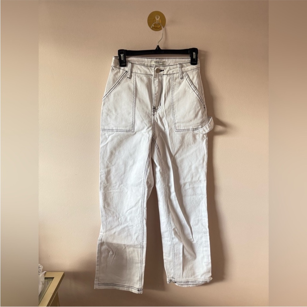 American Bazi White Denim Pants Small